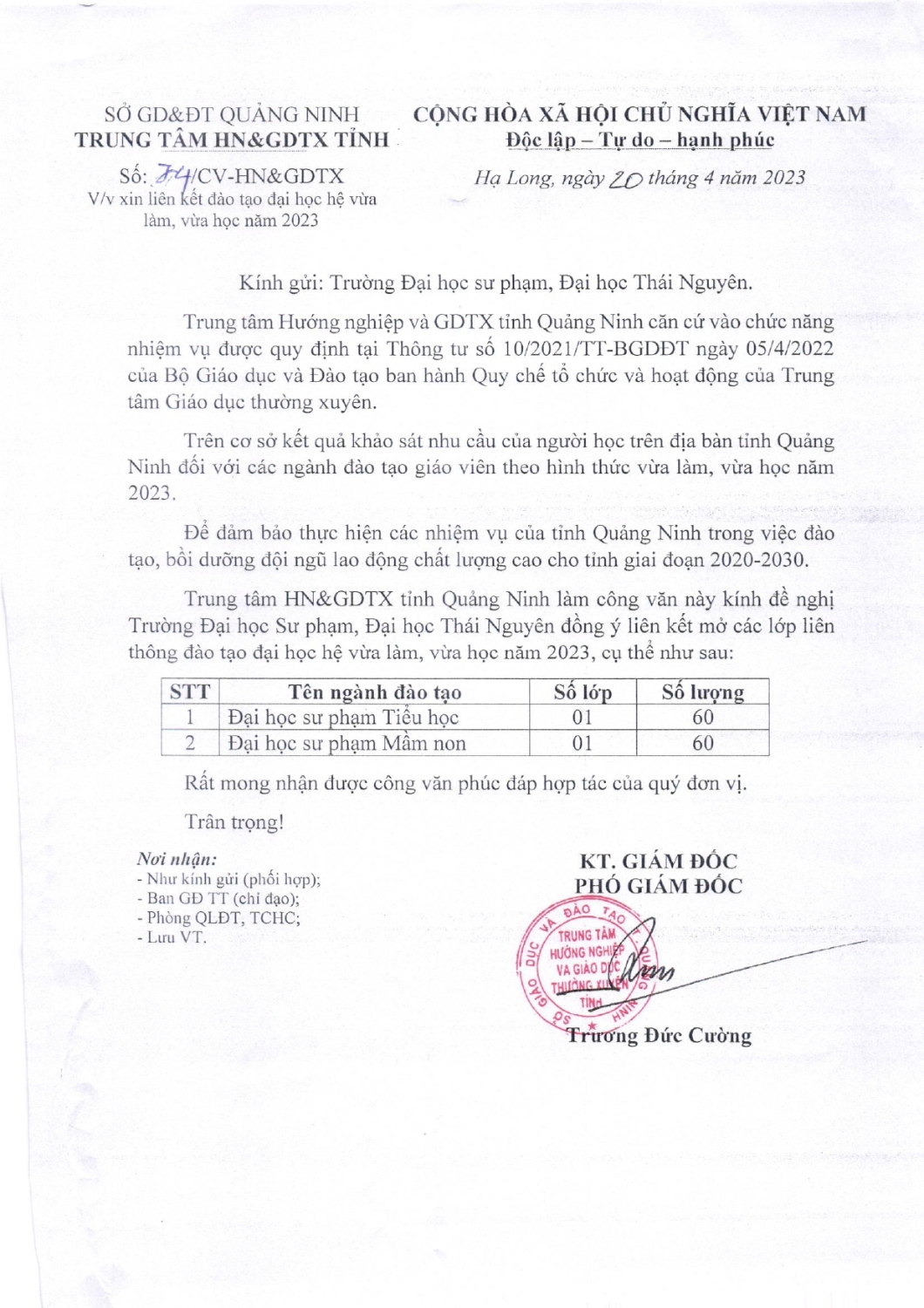 74 Xin liên kết đào tạo đại học page 0001